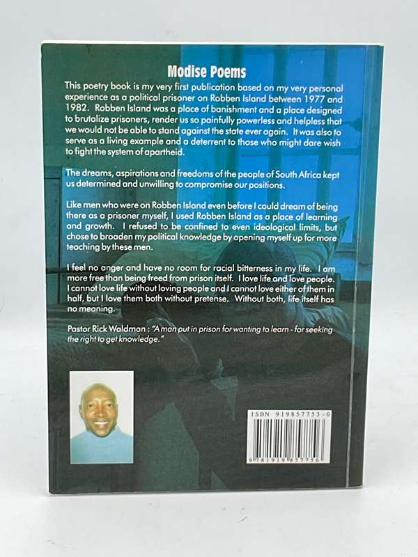 My Freedom My Passion - Modise Phekonyane | Out of the Storm of Robben Island Inscribed