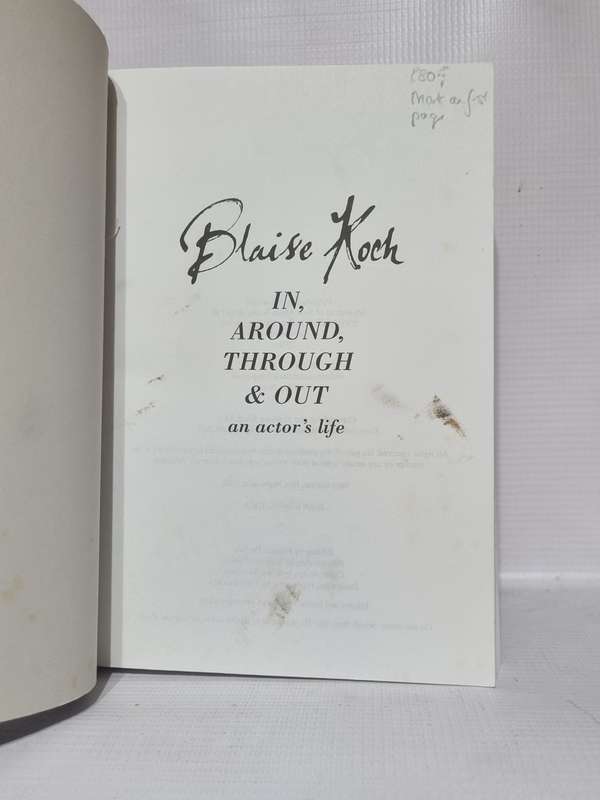 In, Around, Through and Out - Blaise Koch