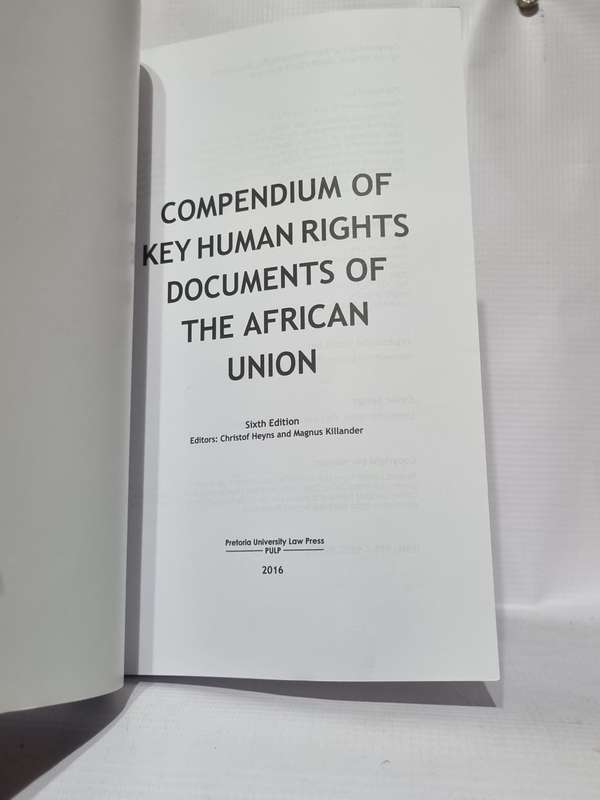 Compendium of Key Human Rights Documents of the African Union 2016