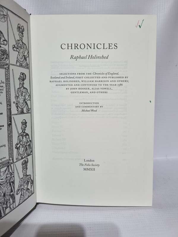Chronicles - Raphael Holinshed  | Folio Society