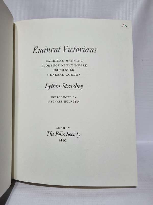 Eminent Victorians - Lytton Strachey   | Folio Society