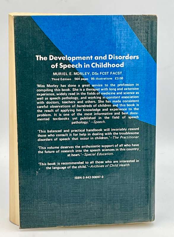 Cleft Palate and Speech ~ Muriel E. Morley