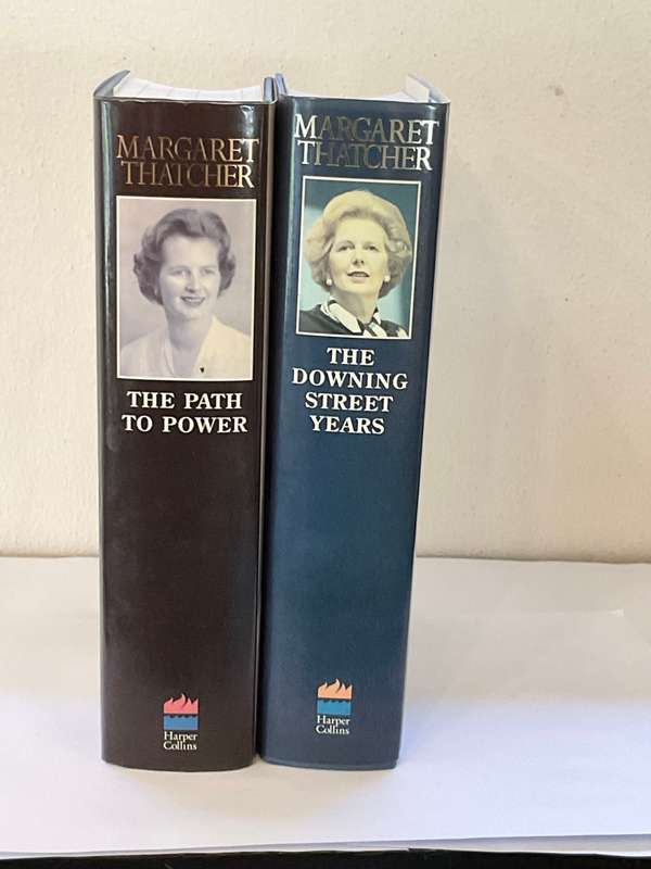 Margaret Thatcher ~ The Path to Power / The Downing Street Years - Two Volume Set | First Editions