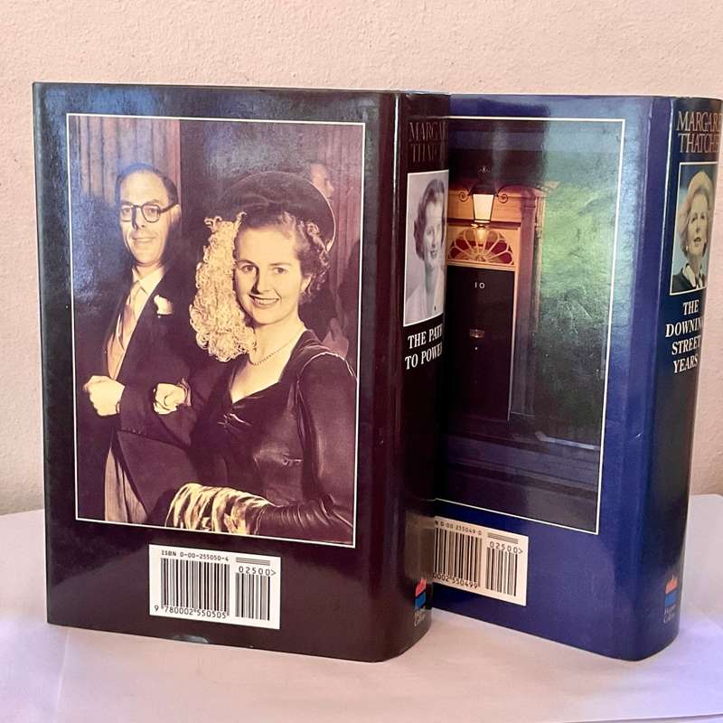 Margaret Thatcher ~ The Path to Power / The Downing Street Years - Two Volume Set | First Editions