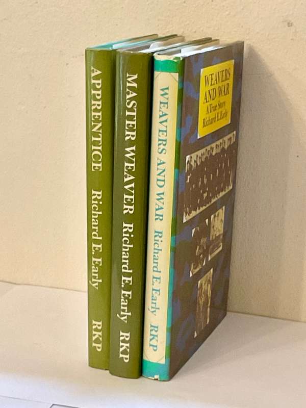Richard E Early - Apprentice, Master Weaver & Weavers and War | 2 Signed First Editions