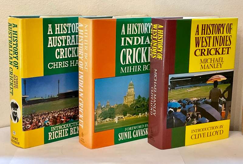 A History Of Australian, Indian and West Indies Cricket - 3 Volumes