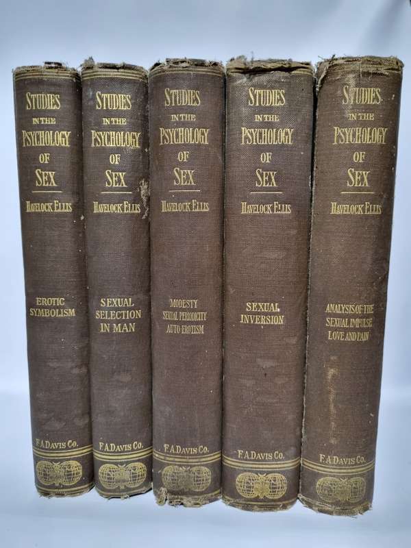 Studies in the Psychology of Sex, 5 Volumes by Havelock Ellis | 1920