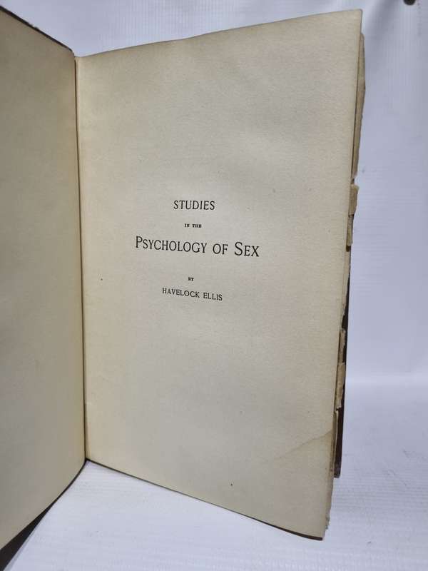 Studies in the Psychology of Sex, 5 Volumes by Havelock Ellis | 1920