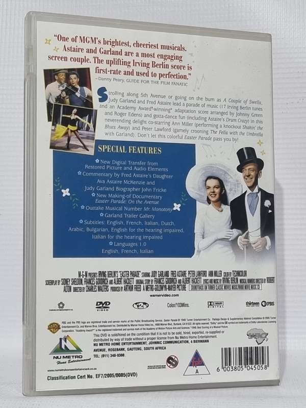 Easter Parade DVD - Judy Garland & Fred Astaire
