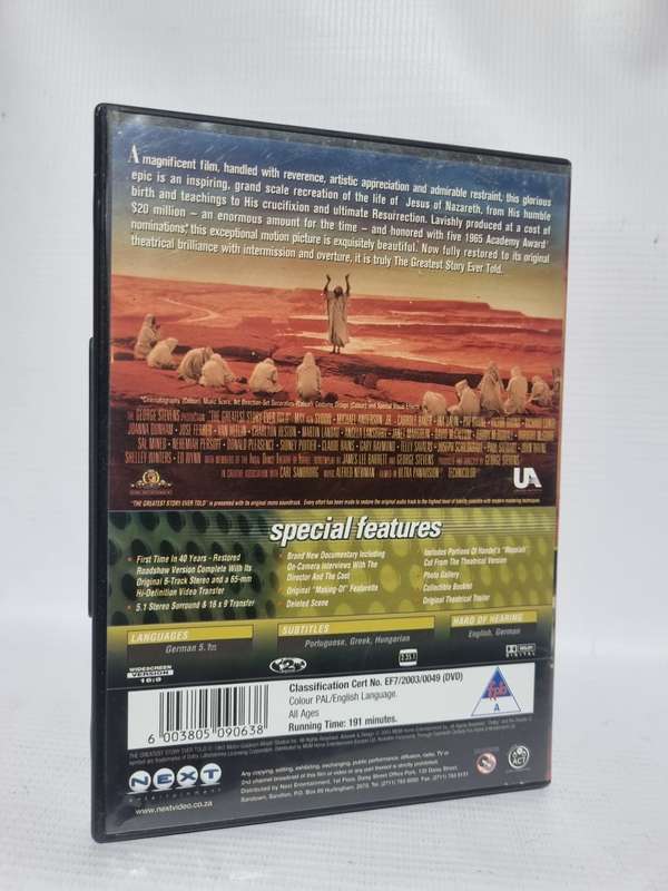 The Greatest Story Ever Told DVD