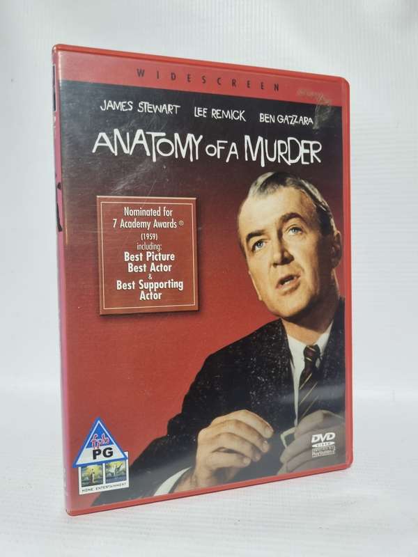 Anatomy of a Murder DVD - James Stewart, Lee Remick & Ben Gazzara