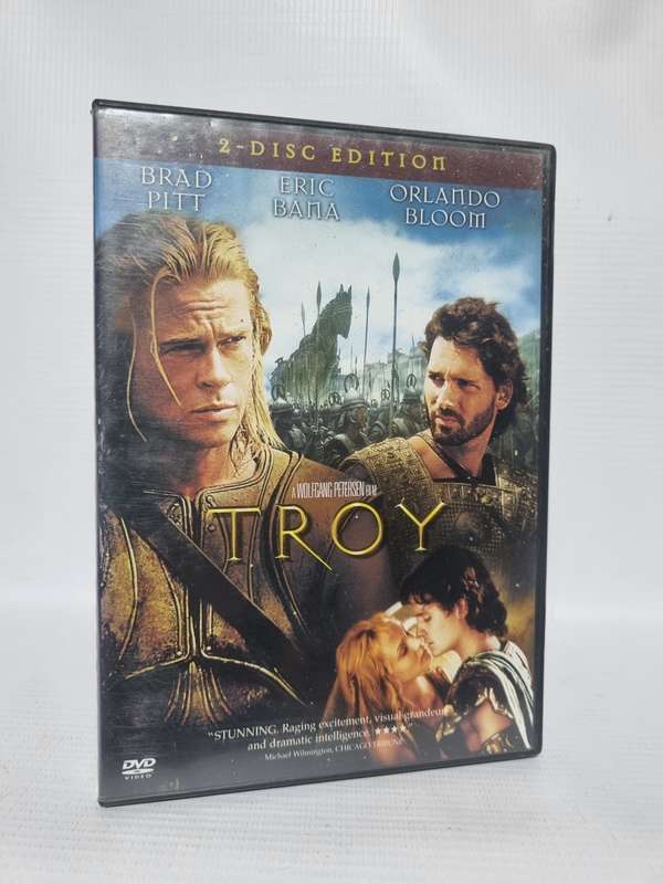 TROY 2 Disc DVD Set - Brad Pitt, Eric Bana & Orlando Bloom