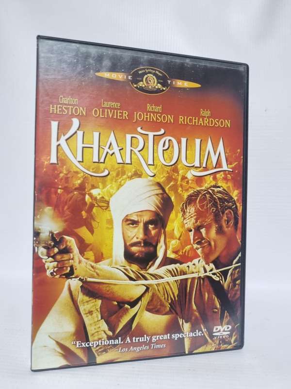 KHARTOUM DVD with Charlton Heston, Laurence Olivier, Richard Johnson and Ralph Richardson
