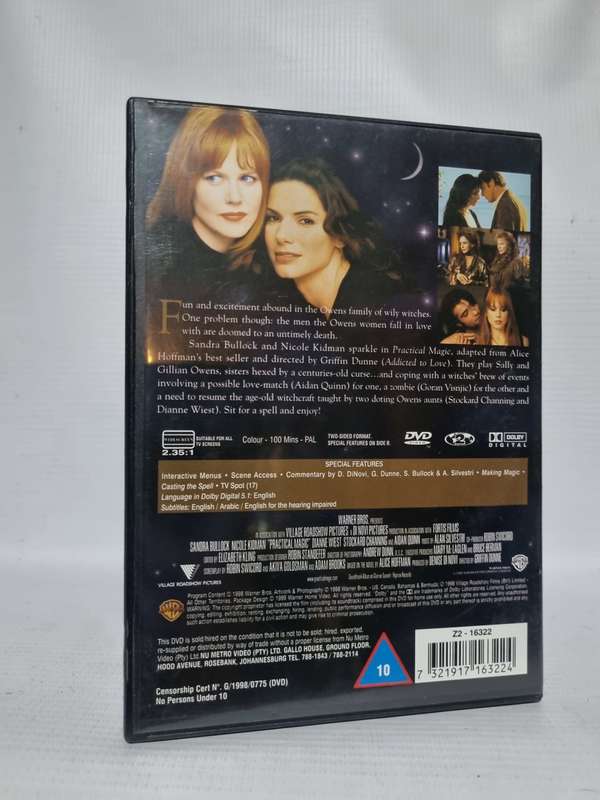 Practical Magic DVD - Sandra Bullock & Nicole Kidman