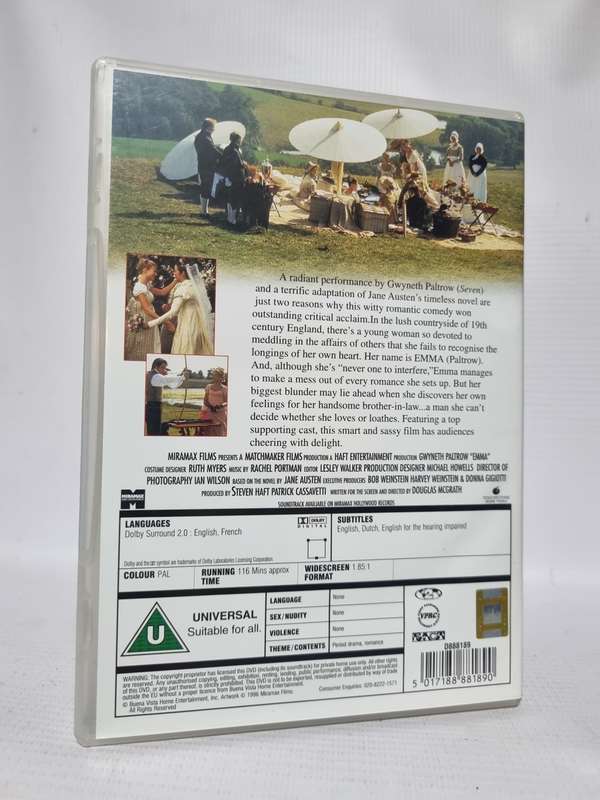 Emma DVD - Gwyneth Paltrow