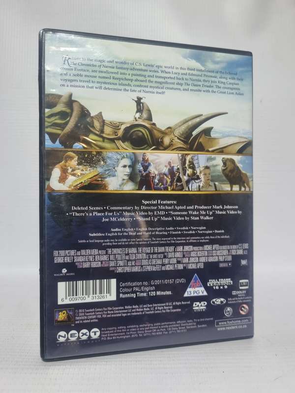 The Voyage of the Dawn Treader DVD - George Henley, Skandar Keynes, Ben Barnes & Will Poulter