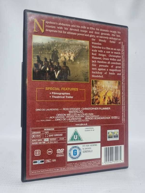 Waterloo DVD - Rod Steiger, Christopher Plummer & Orson Welles
