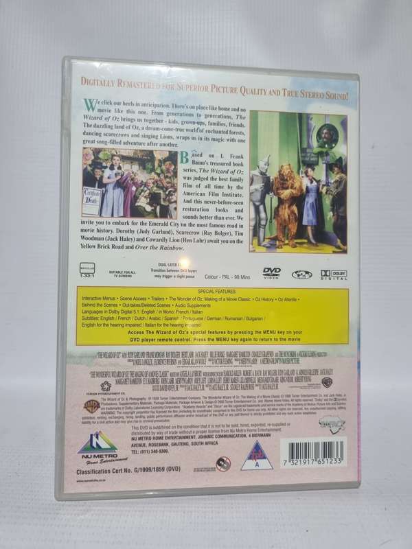 The Wizard of Oz DVD - Judy Garland