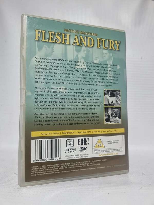 Flesh and Fury DVD - Tony Curtis, Jan Sterling & Mona Freeman