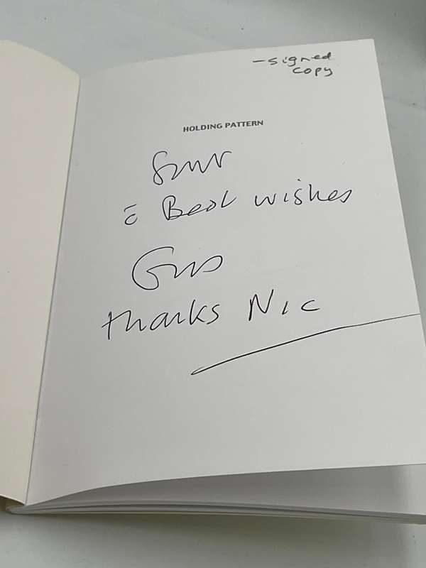 Gus Ferguson - Holding Pattern Poems & Drawings | Signed & Inscribed by Gus