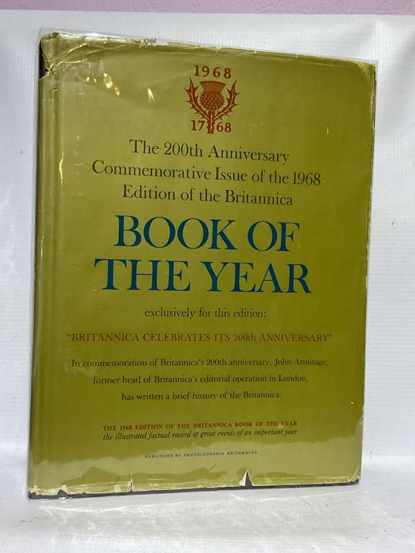 Britannica Book of the Year 1968 The 200th Anniversary Commemorative Issue