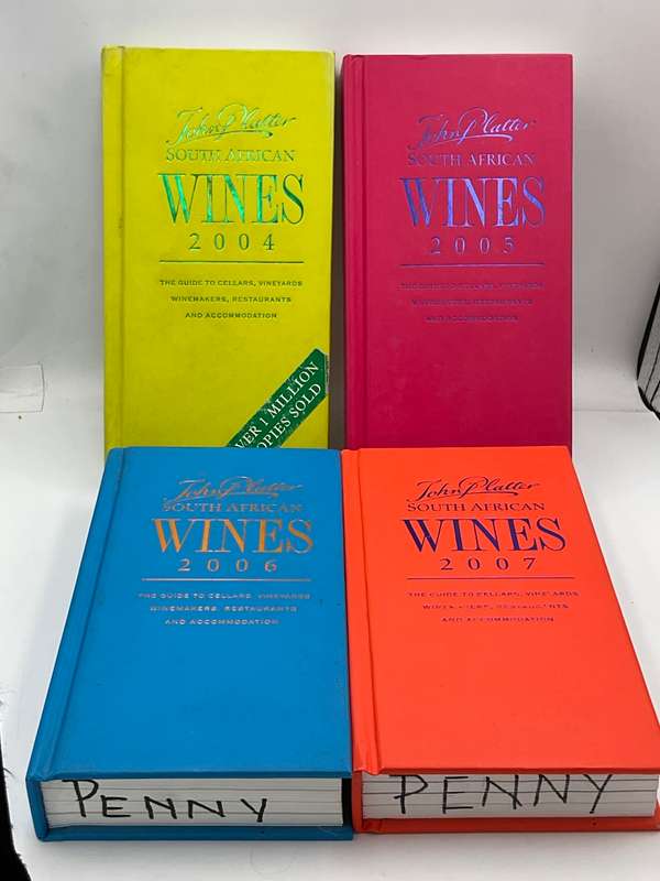 John Platter Wine Guide 2004, 2005, 2006 and 2007