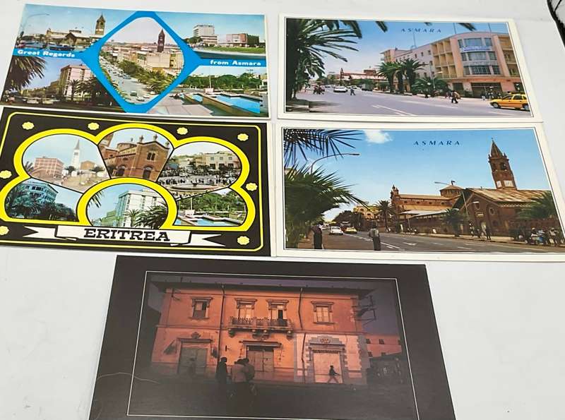 Eritrea Postcards - Five Postcards of Asmara Scenes