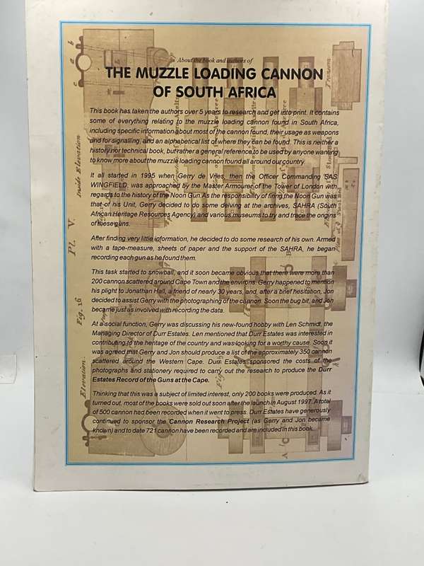 The Muzzle-Loading Cannon of South Africa:  A Technical Study Gerry de Vries & Jonathan Hall