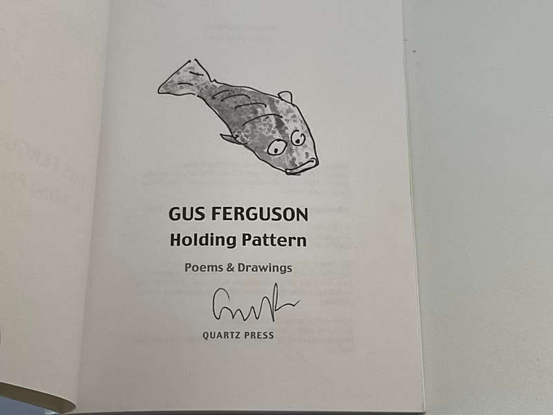 Gus Ferguson - Holding Pattern Poems & Drawings | Signed