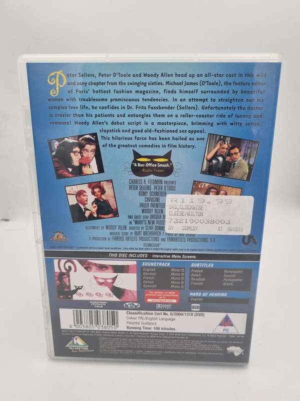 Whats new Pussycat? DVD - Peter Sellers & Woody Allen