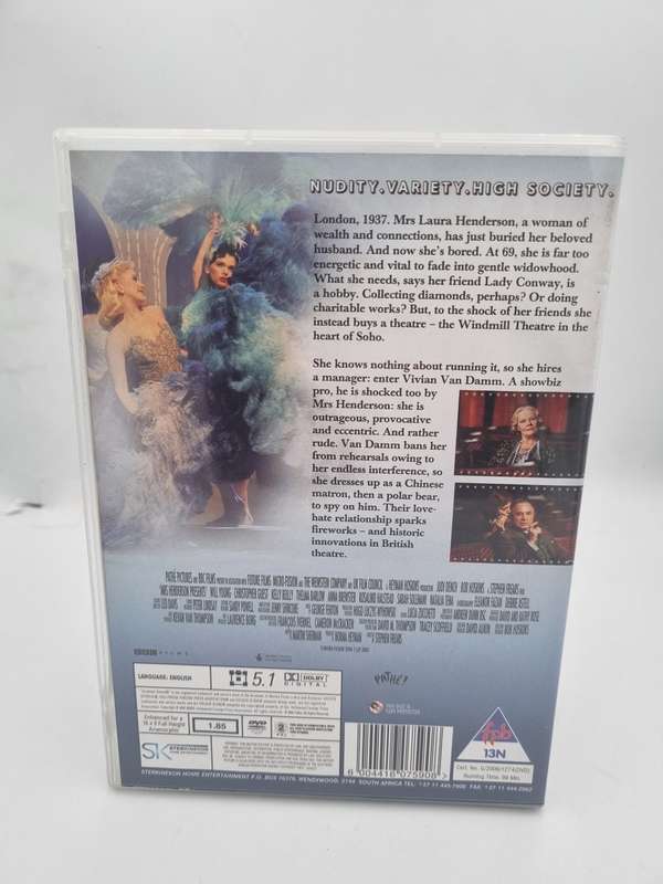 Mrs Henderson Presents DVD - Judi Dench