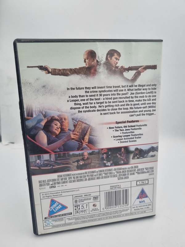 Looper DVD - Bruce Willis & Emily Blunt