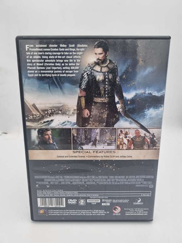 Exodus Gods and Kings DVD - Christian Bale