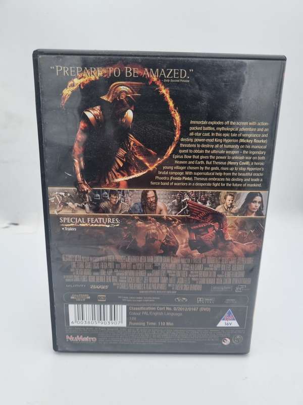Immortals DVD - Mickey Rourke