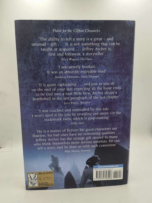 Jeffrey Archer ~ Best Kept Secret | Large format hard cover in good condition