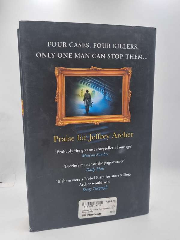 Jeffrey Archer ~ Over My Dead Body | Large format hard cover in good condition