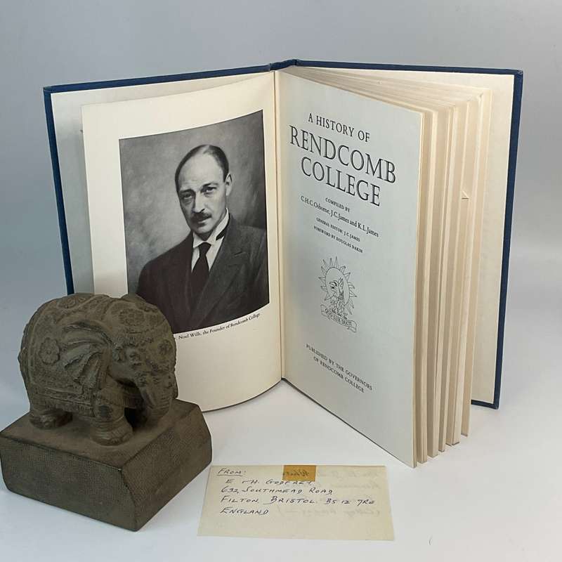 A History of Rendcomb College by  CHC Osborne, JC James and KL James 1976