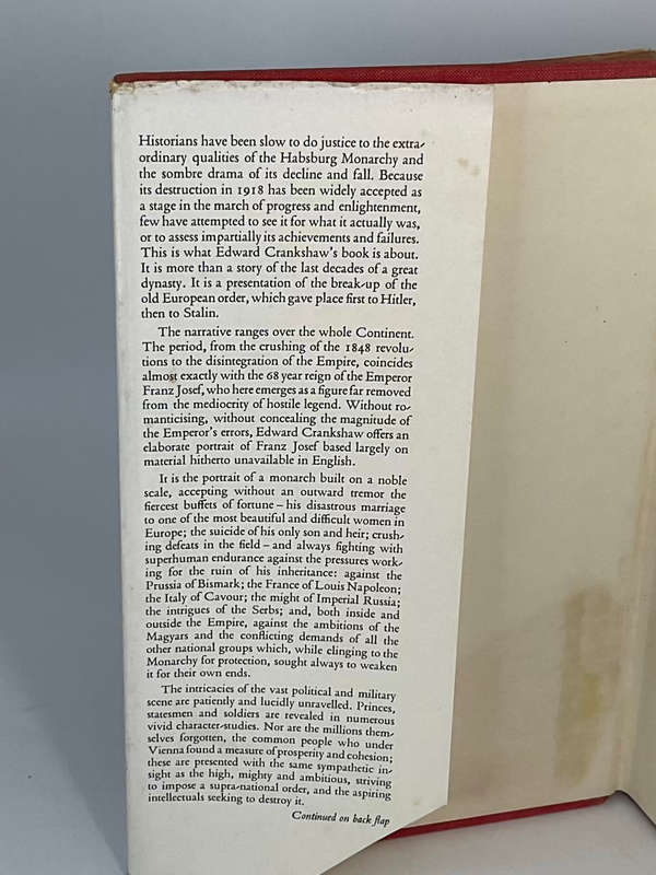 The Fall of rhe House of Habsburg by Edward Crankshaw