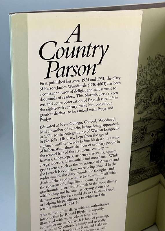 A Country Parson: James Woodfordes Dairy 1759-1802