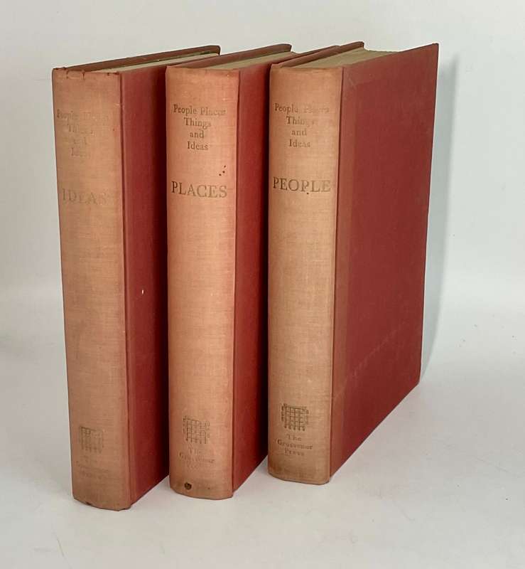 People, Places, Ideas (3 Volume set) - 1954
