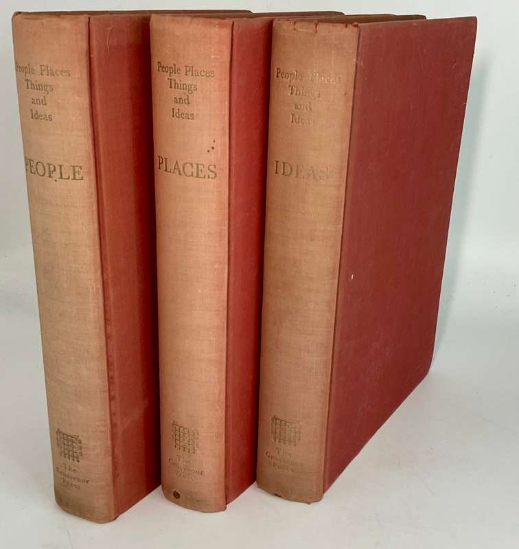 People, Places, Ideas (3 Volume set) - 1954