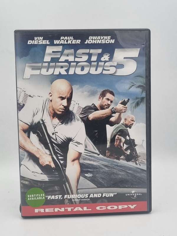 Fast & Furious 5 DVD - Vin Diesel