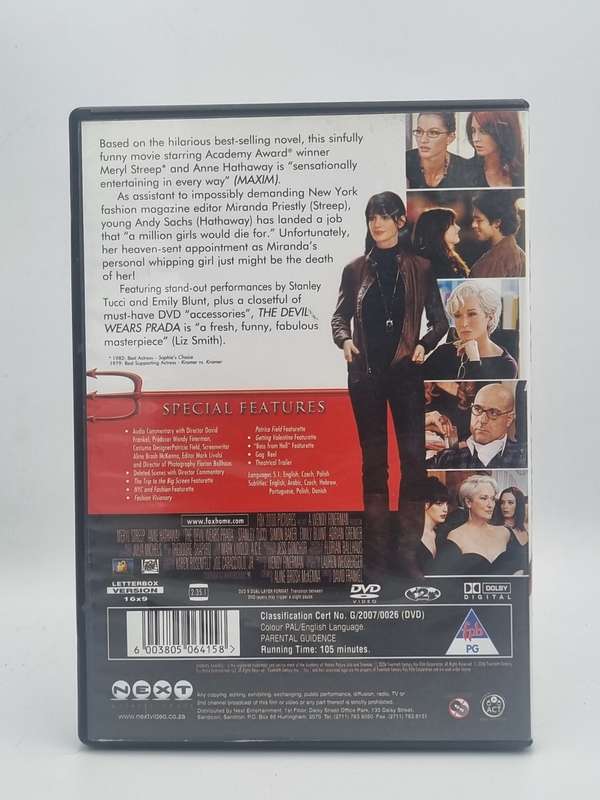 The Devil Wears Prada DVD - Meryl Streep & Anne Hathaway