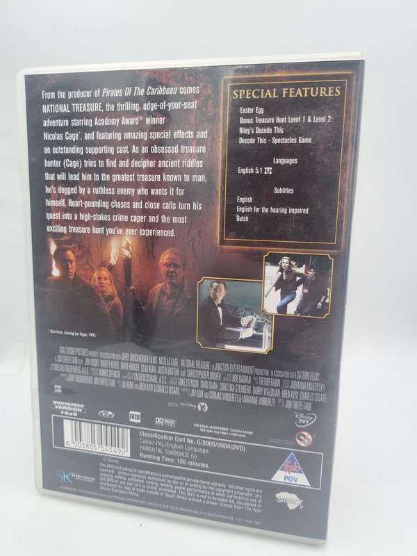 National Treasure DVD - Nicholas Cage