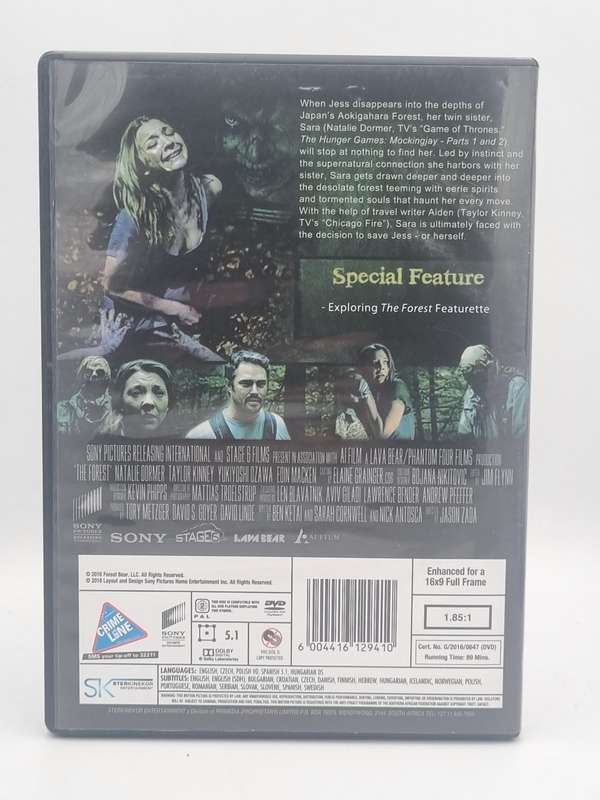 The Forest DVD - Natalie Dormer and Taylor Kinney
