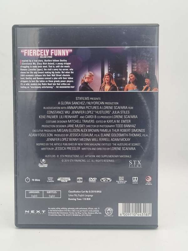 Hustlers DVD - Jennifer Lopez