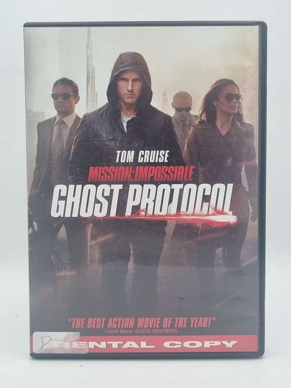 Mission Impossible Ghost Protocol DVD - Tom Cruise