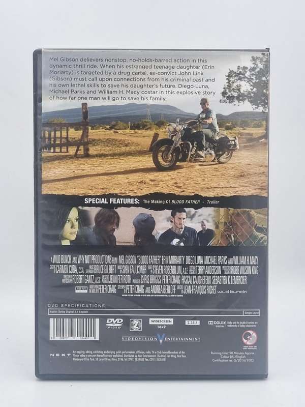 Blood Father DVD - Mel Gibson