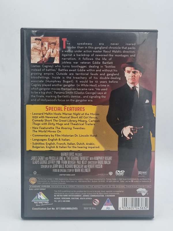 The Roaring Twenties DVD - James Cagney, Humphrey Bogart & Priscilla Lane