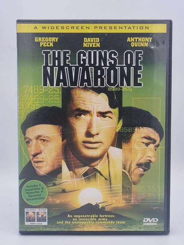 The Guns of Navarone DVD - Gregory Peck, David Niven & Anthony Quinn
